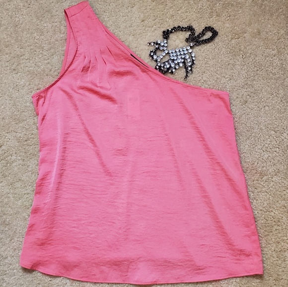 NWT BANANA REPUBLIC One Shoulder Sleeveless Top - Picture 1 of 6
